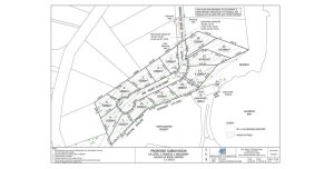 Proposed 14 Lot Subdivision and New Roaddevelopment plan