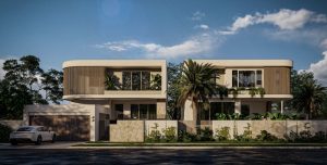 Elevate project render of house at Araluen Avenue, Palm Beach